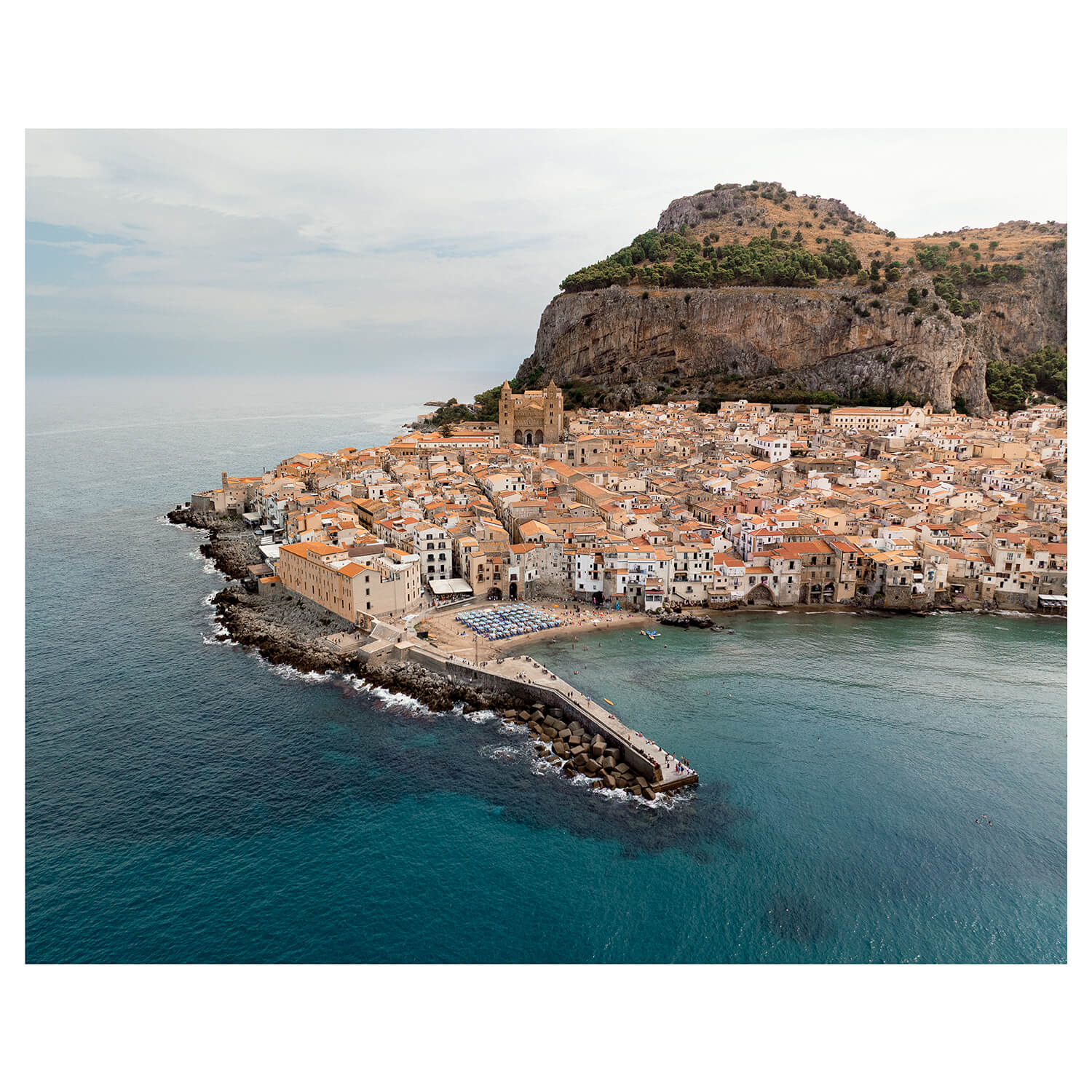 Cefalu Town Art Print