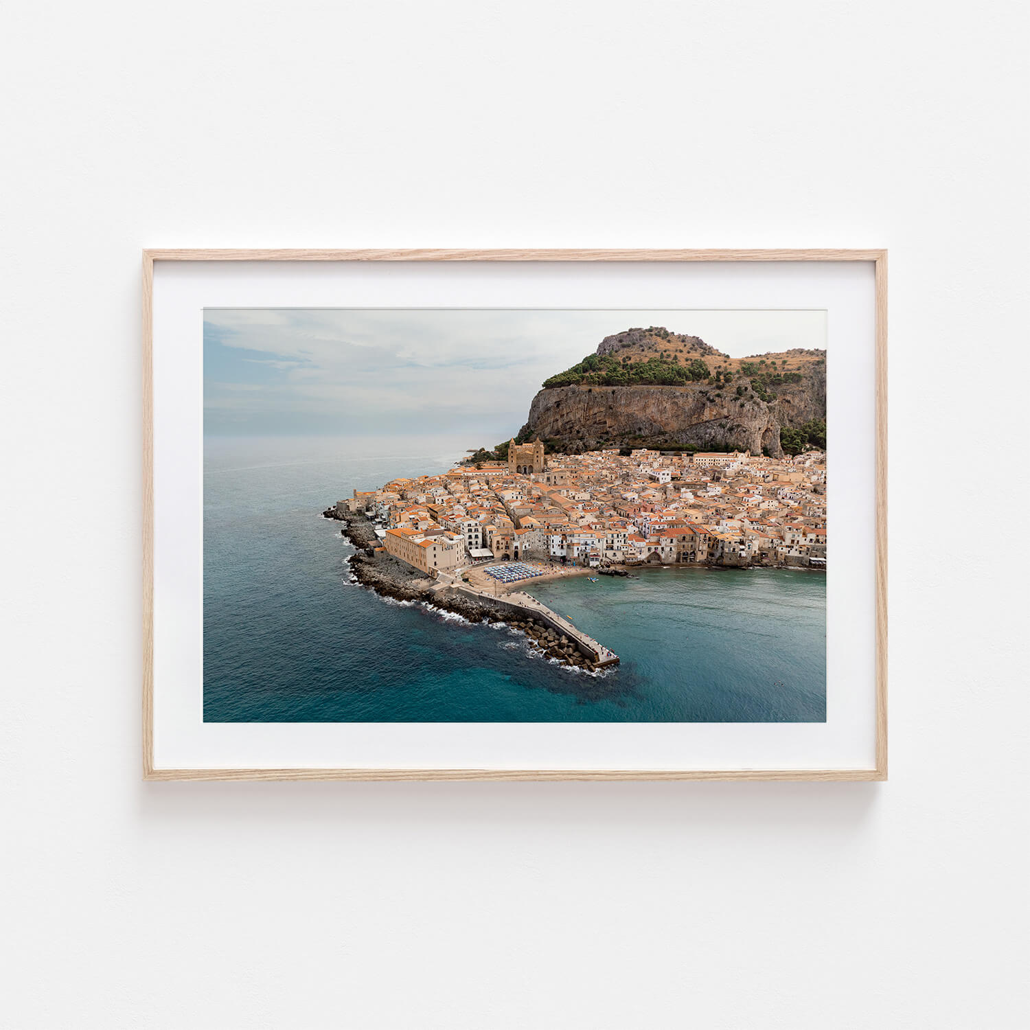 Cefalu Town Art Print