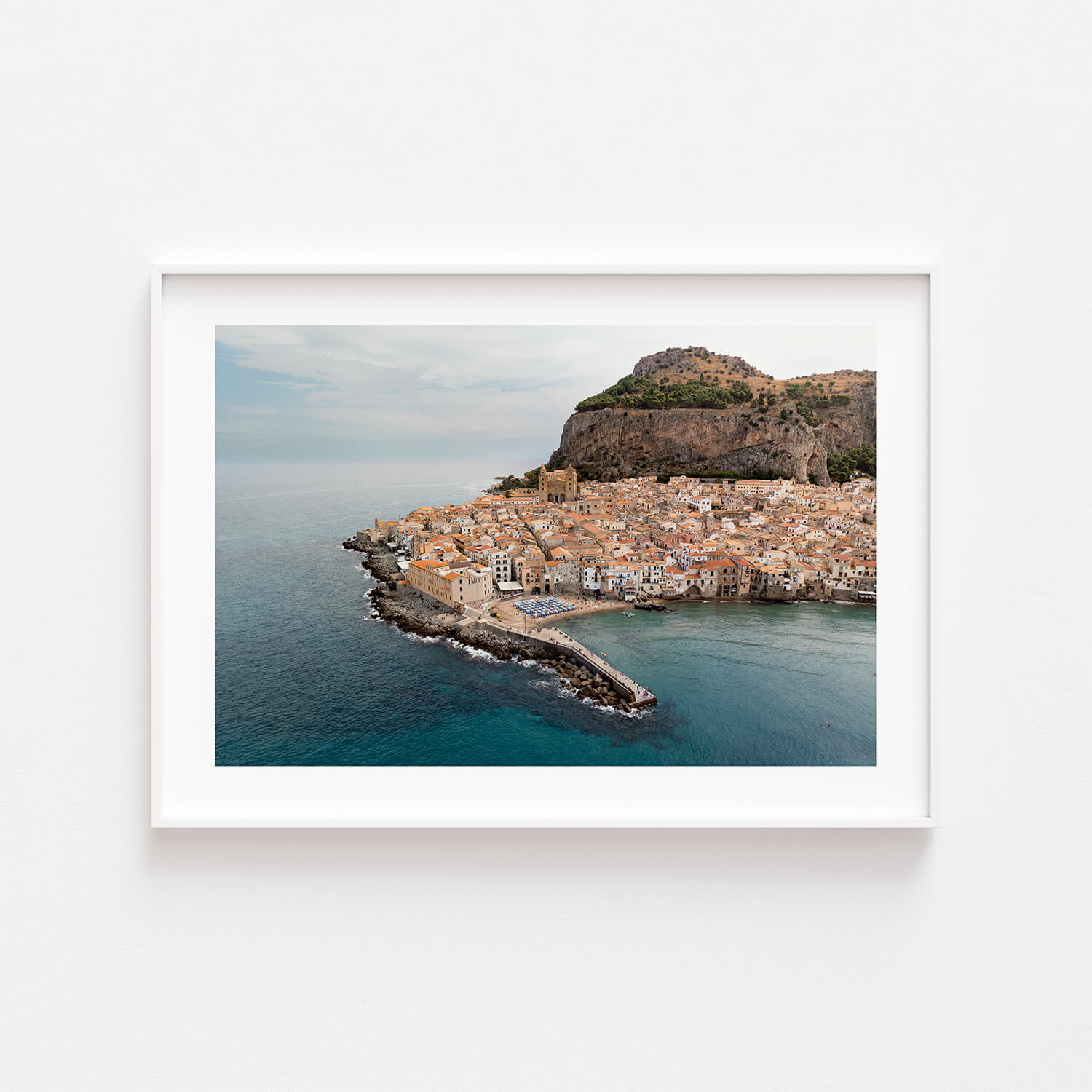 Cefalu Town Art Print