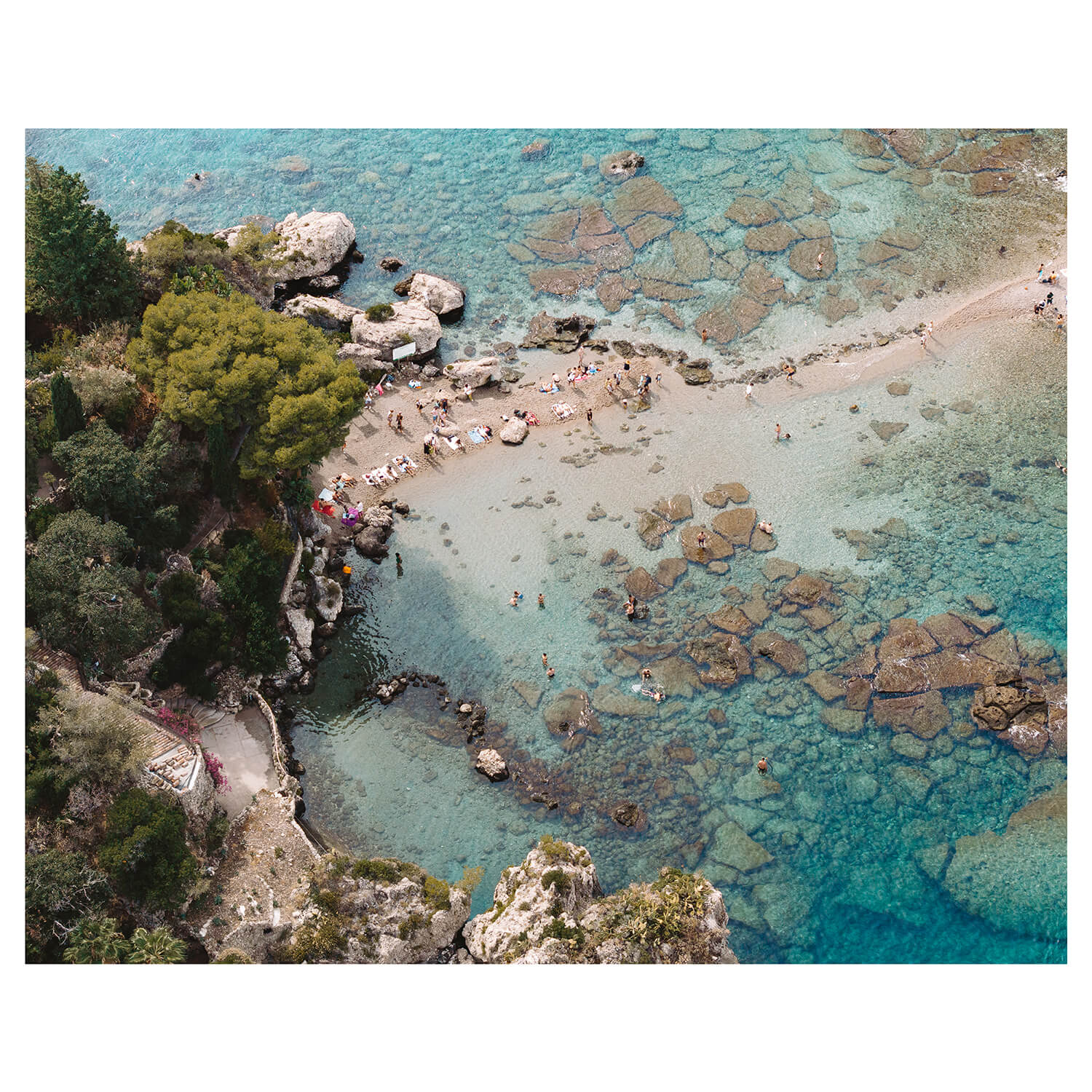 Corner of Isola Bella Art Print