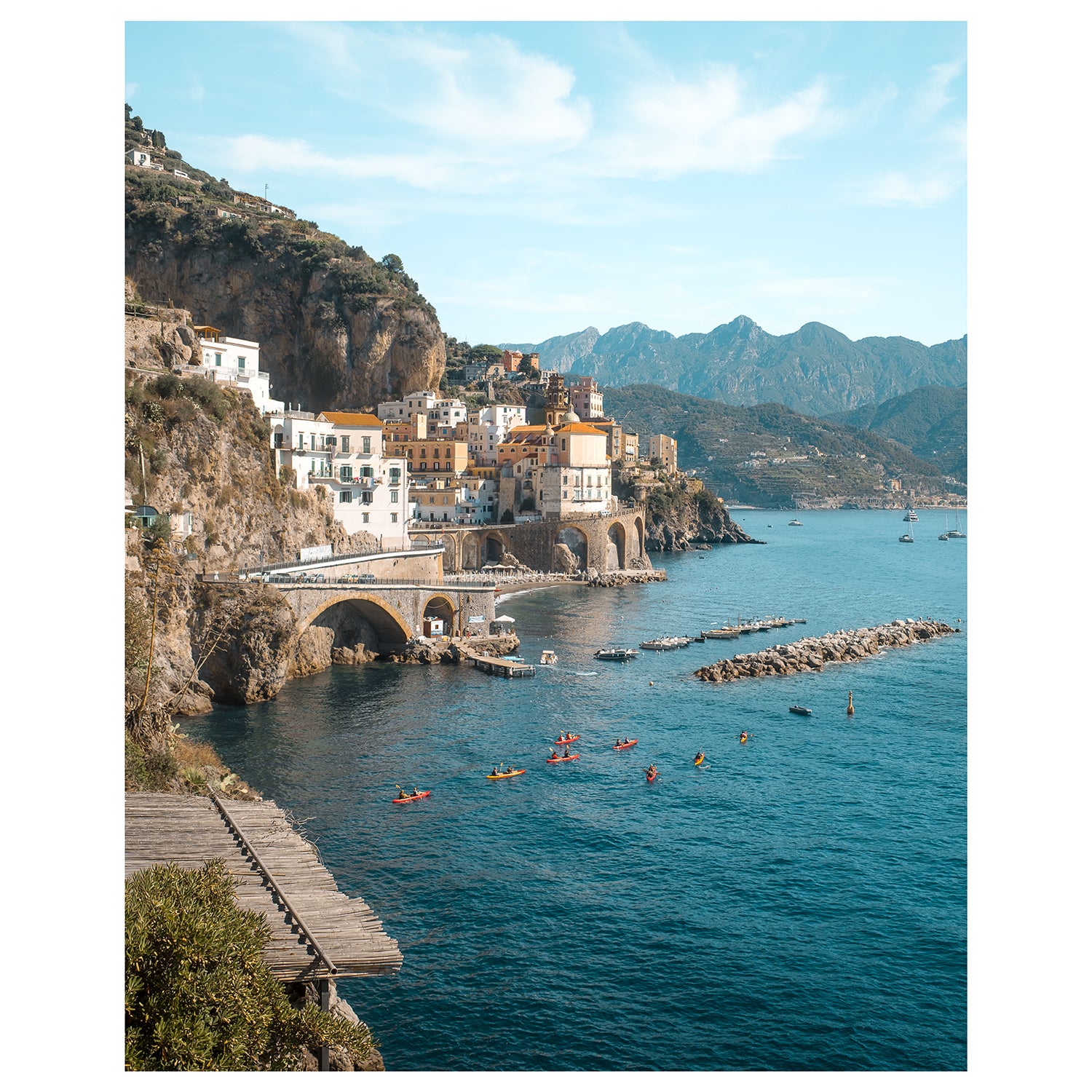 Daydreaming in Atrani Art Print