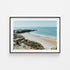 Freshwater Beach swimming hole in black frame - coastal landscape wall art for modern