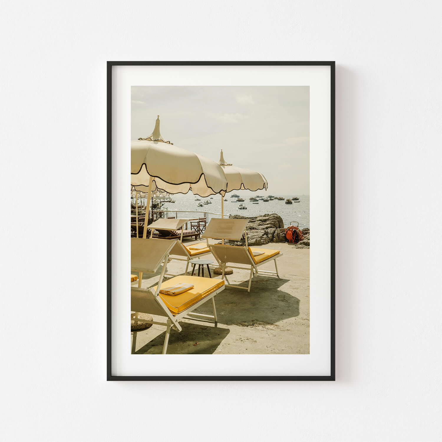 Golden Lounge Art Print