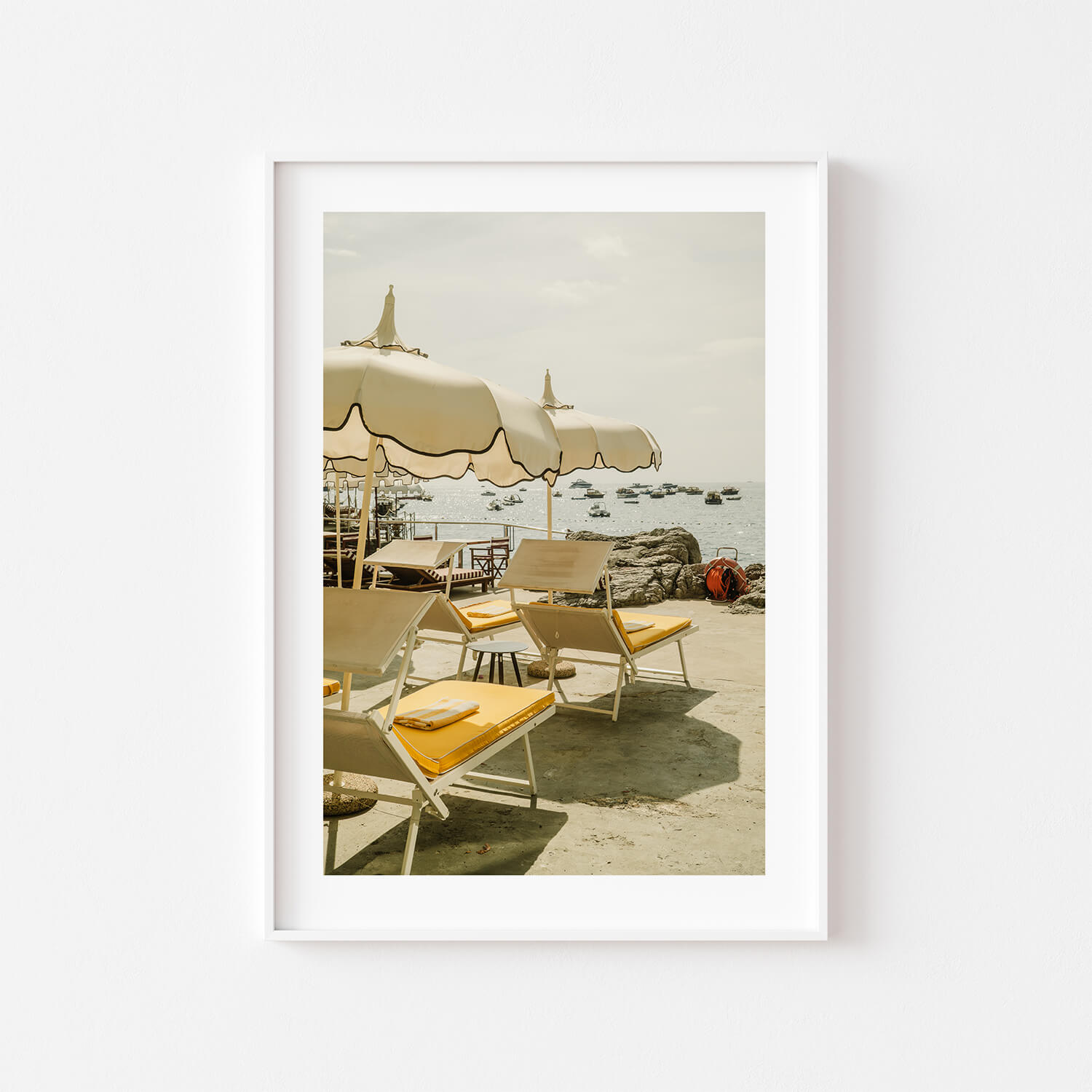 Golden Lounge Art Print