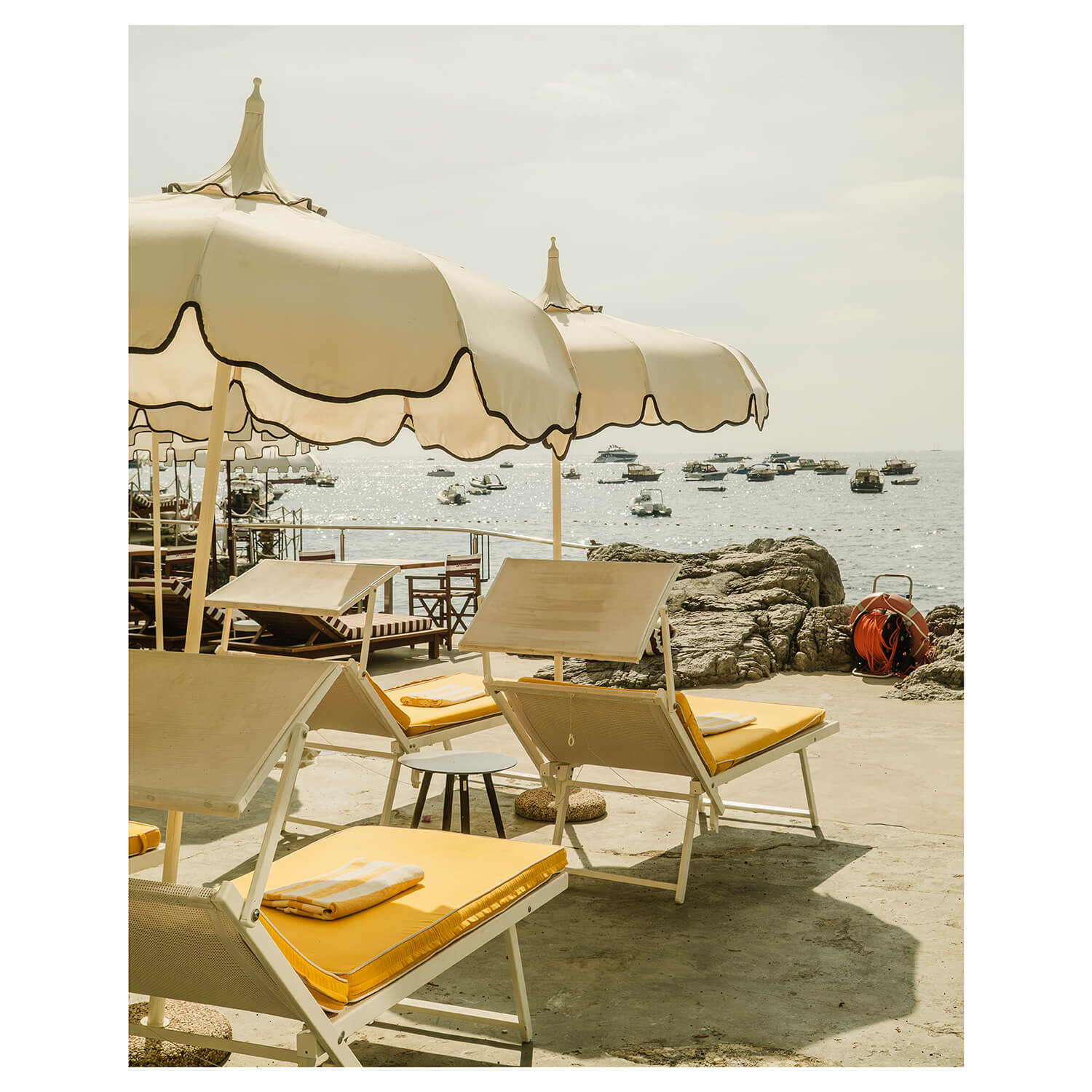 Golden Lounge Art Print