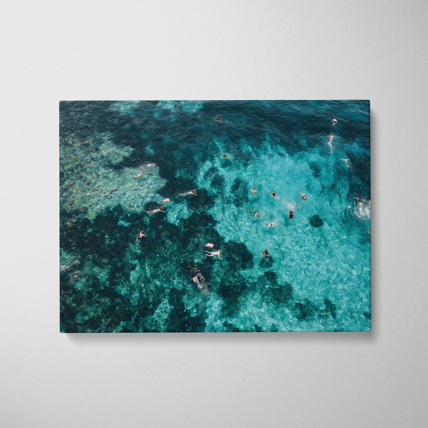 Gordons scenic coastline photograph in white frame - ocean landscape wall art for coastal