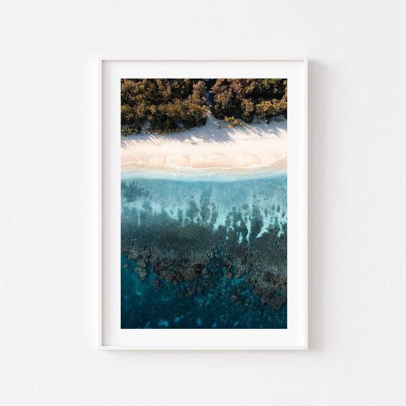 The Great Barrier Reef Layers Art Print