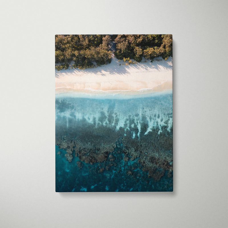 The Great Barrier Reef Layers Art Print