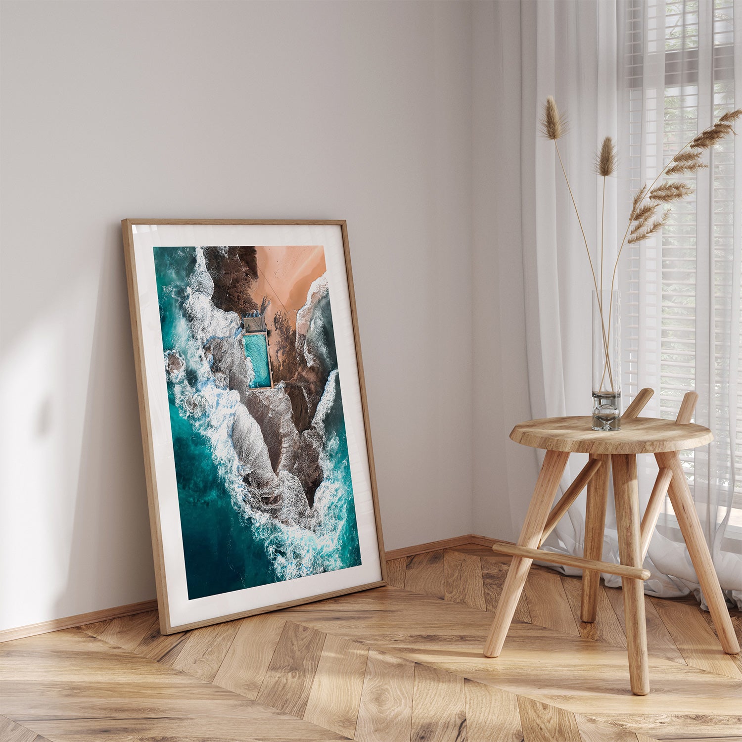 Glowing Mona Art Print