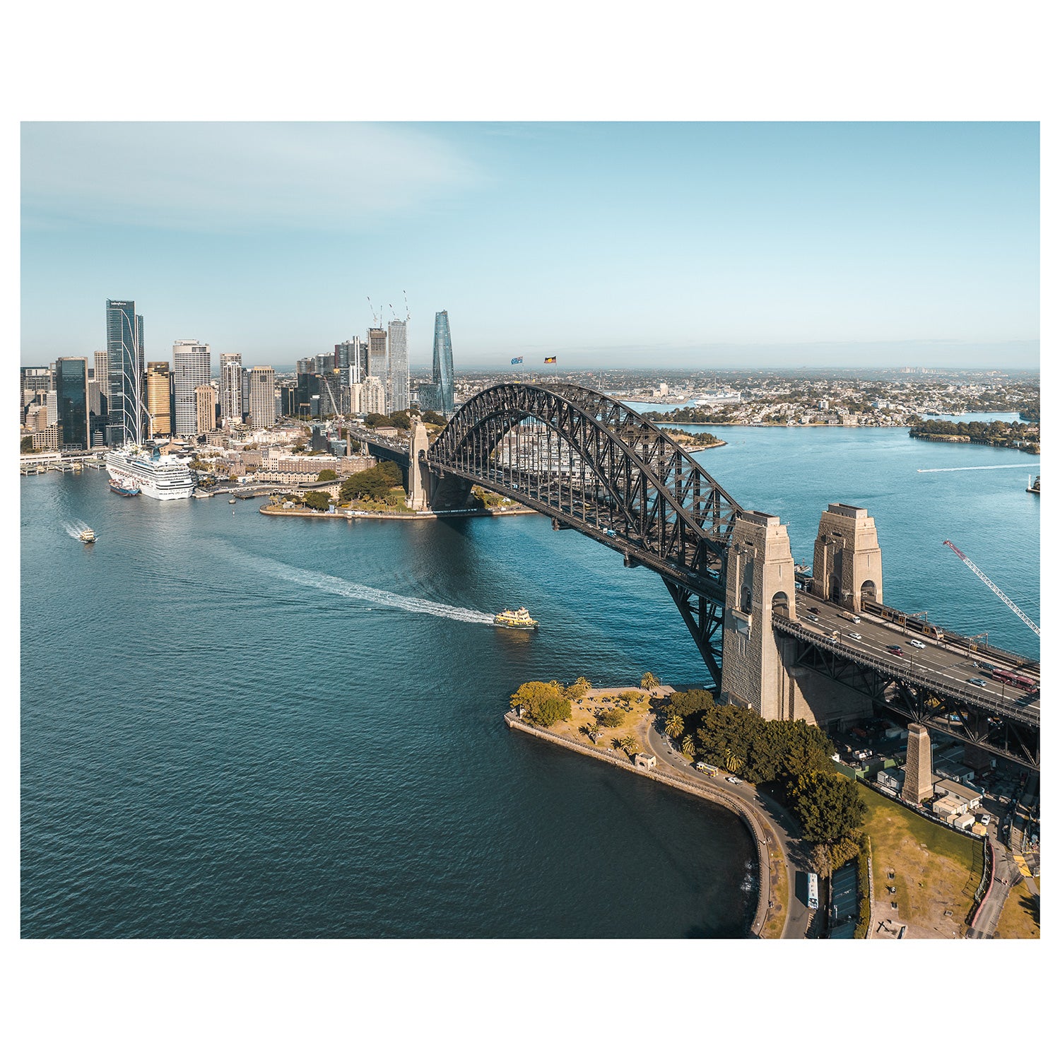 Harbour Views Art Print