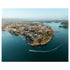 Balmain East coastal Sydney aerial photograph - unframed harbour view wall art