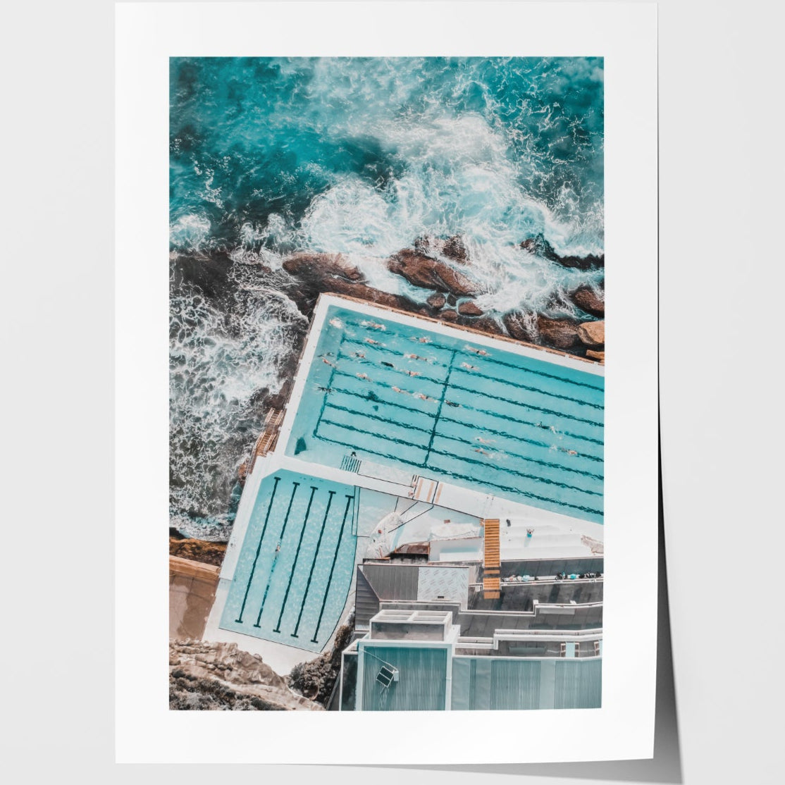 Icebergs Blues A2 Print