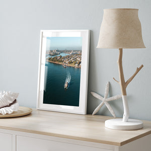 Balmain Ferry sailing Sydney Harbour - Australian transport photography wall art