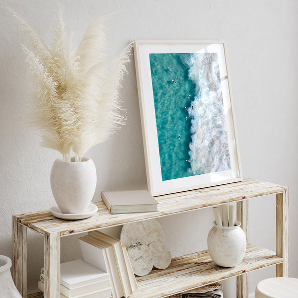 Into The Blue Art Print