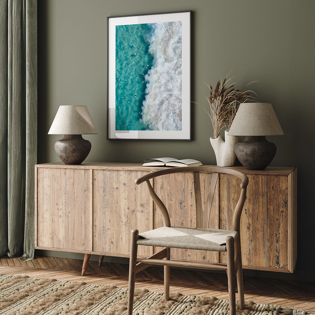 Into The Blue Art Print - Through Our Lens