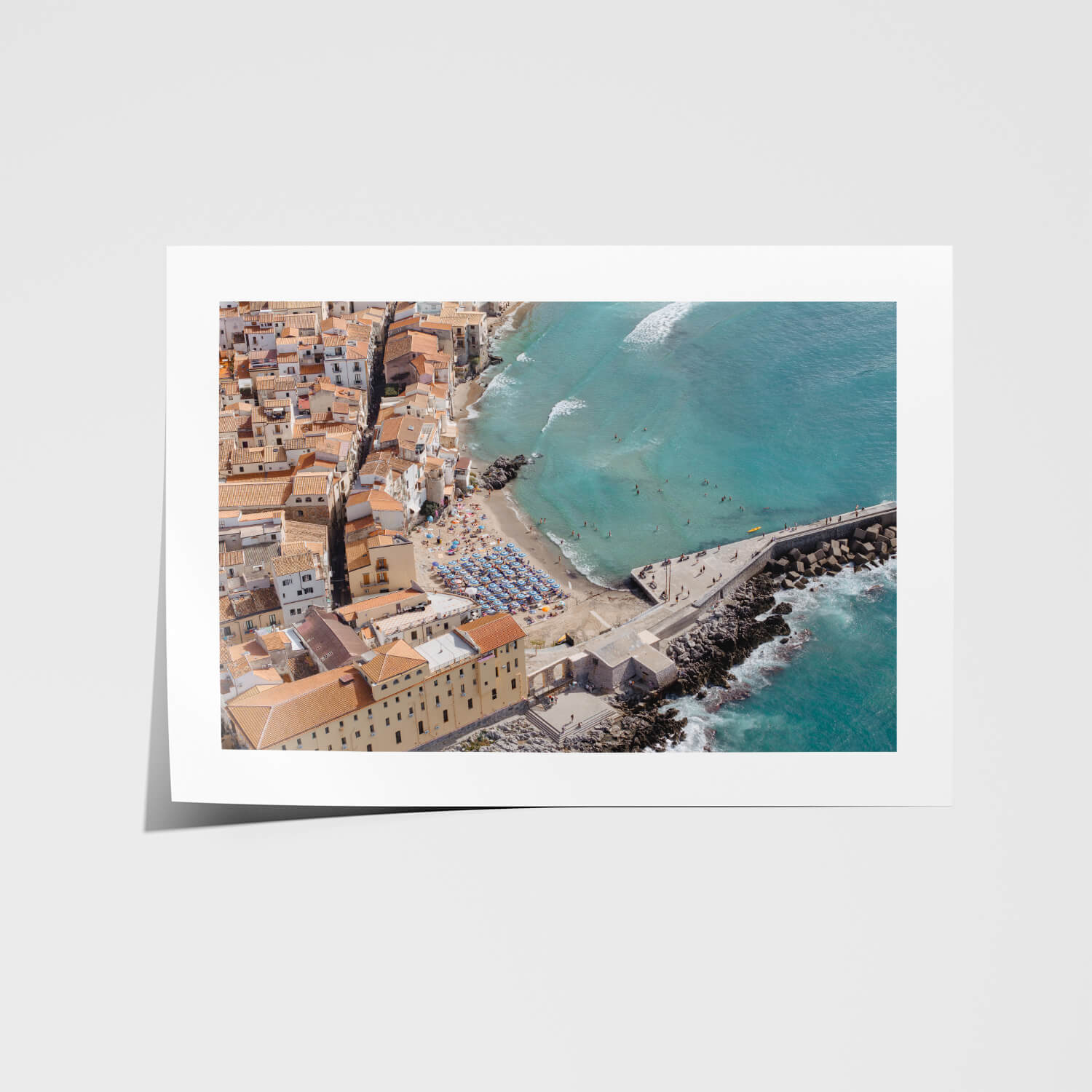 Italian Seaside Art Print