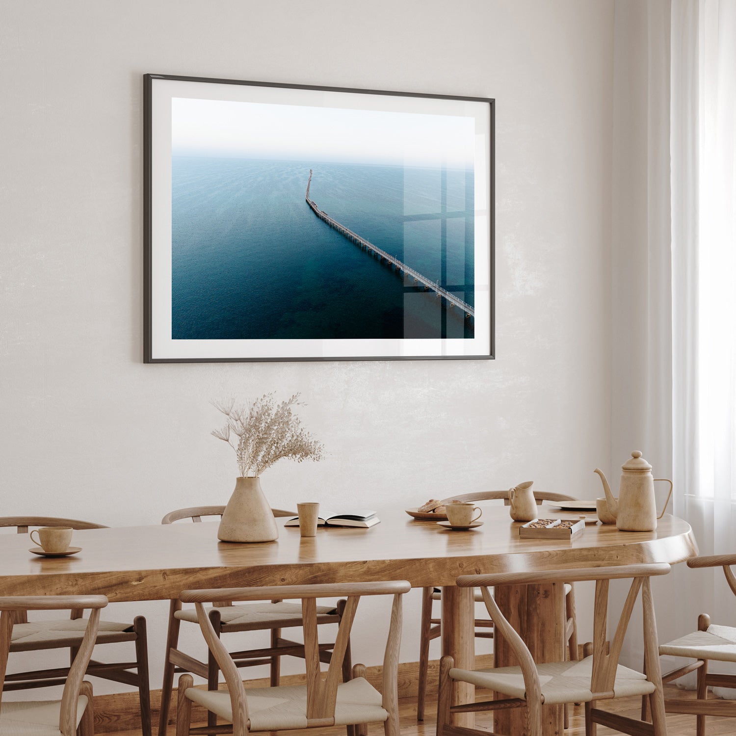 Jetty Gradient Art Print