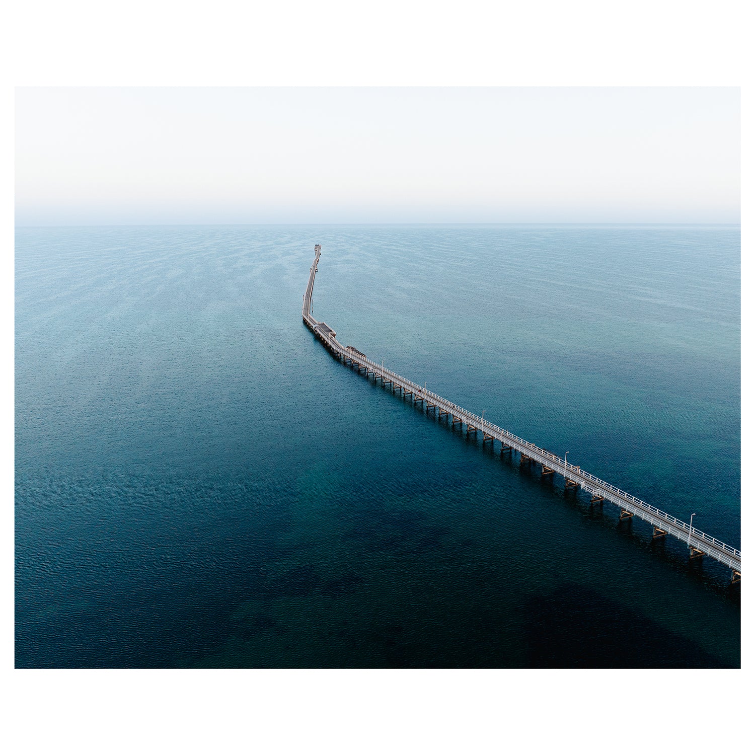 Jetty Gradient Art Print