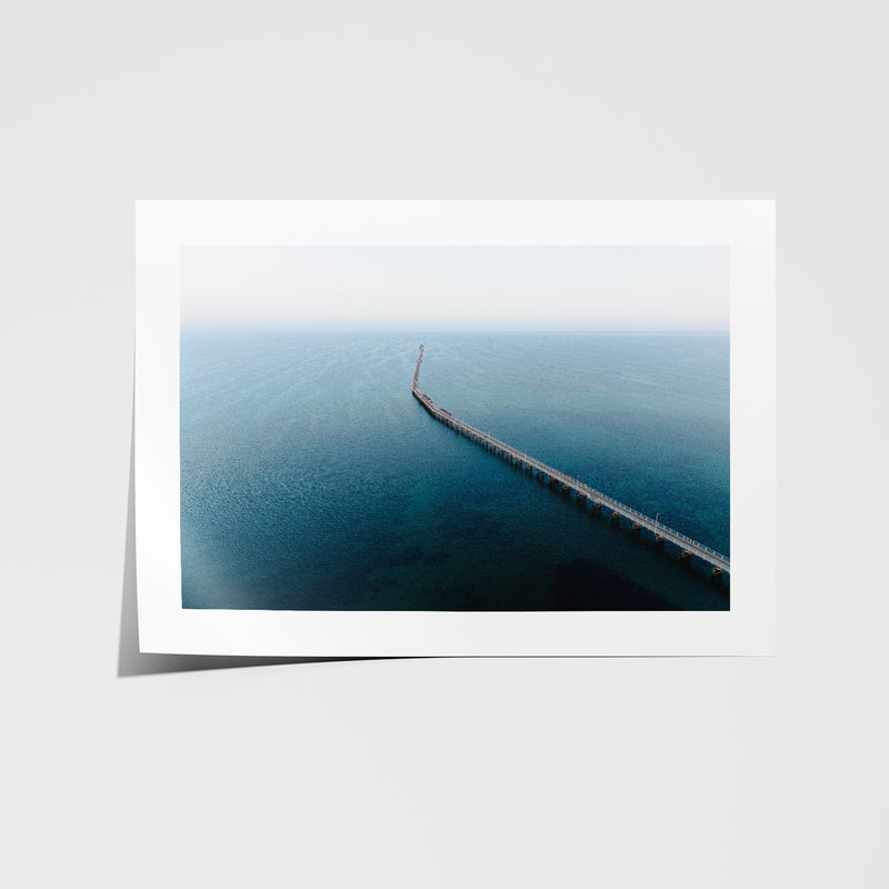 Jetty Gradient Art Print - Through Our Lens