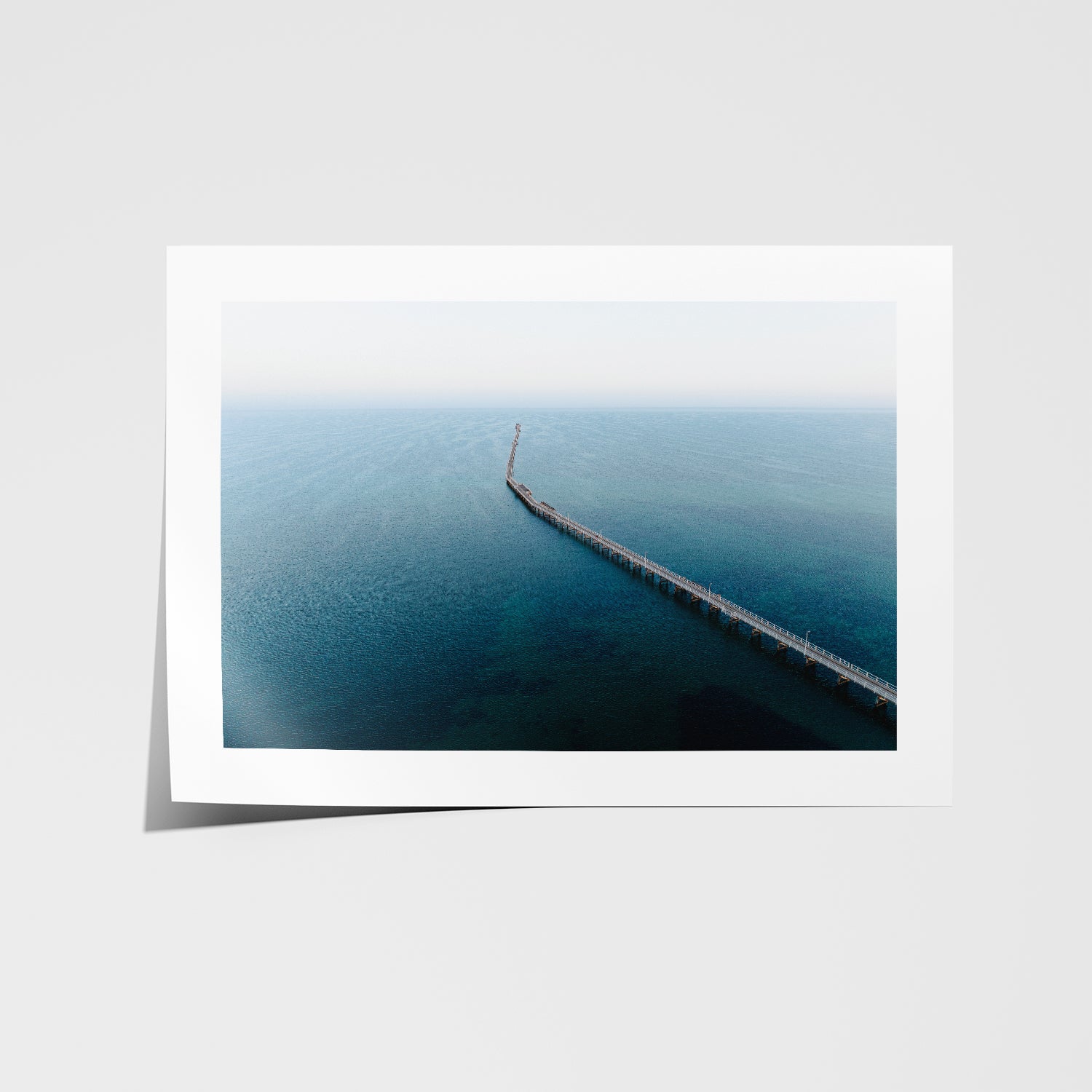 Jetty Gradient Art Print