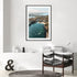 Little Manly Beach aerial seascape - unframed coastal photography wall art