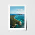 Lizard Island tropical aerial view - coastal landscape photography wall art