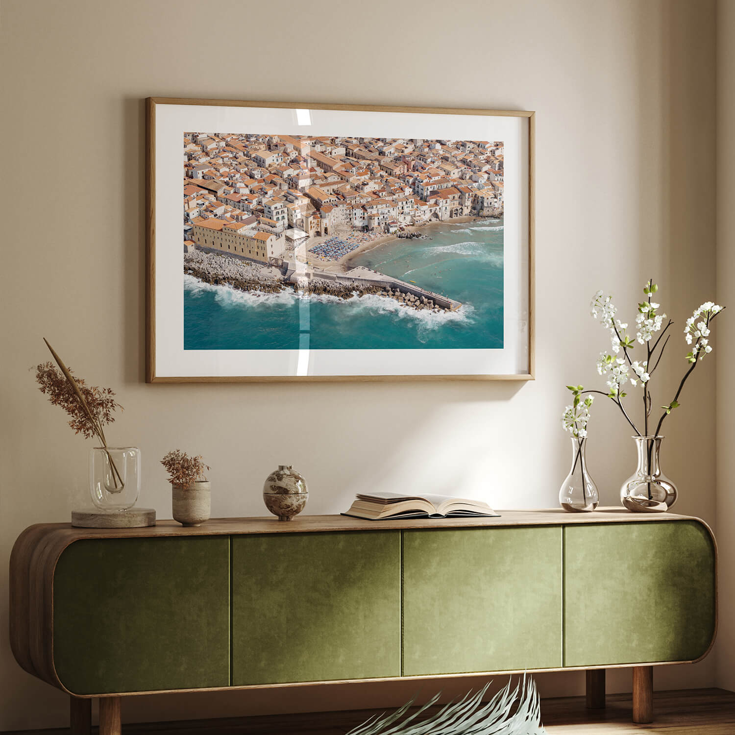 Lido de Cefalu Art Print