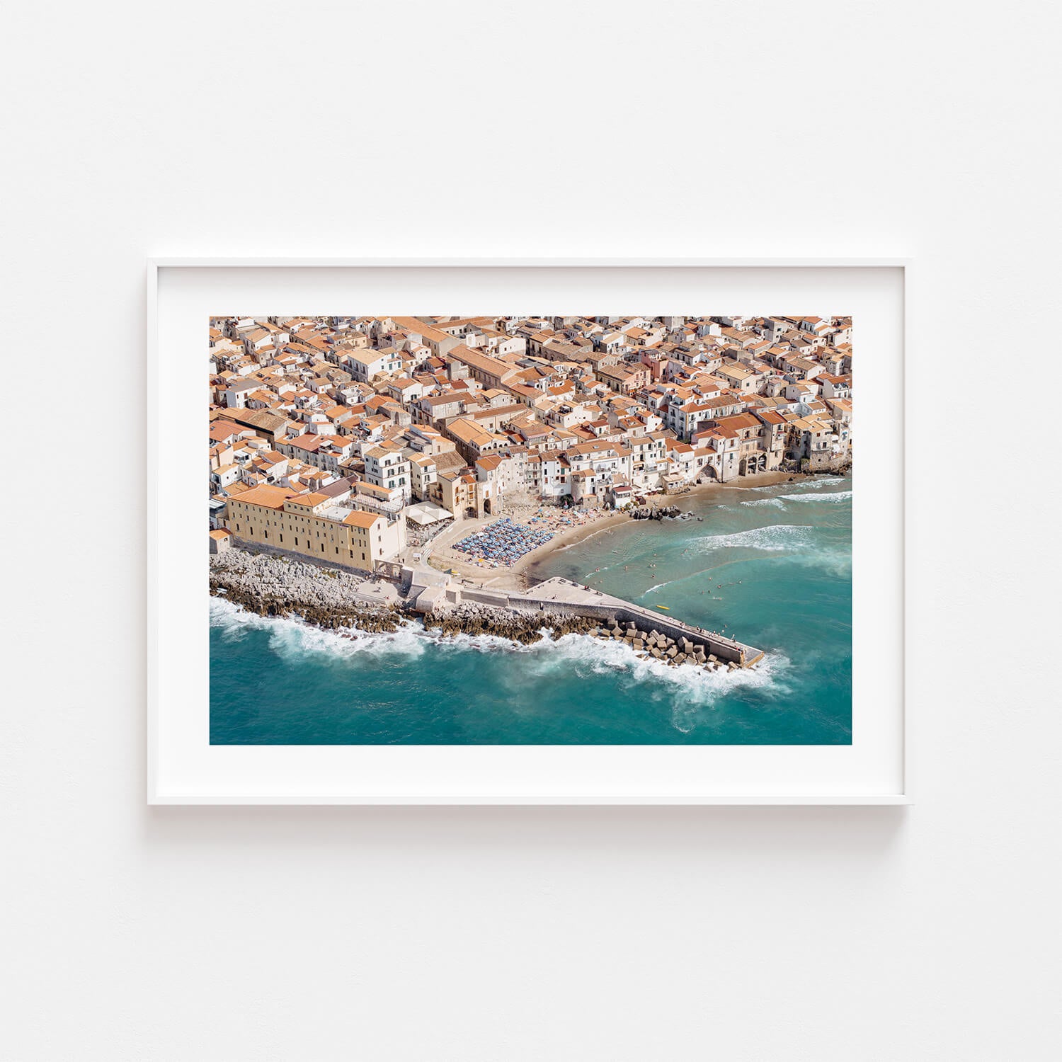 Lido de Cefalu Art Print
