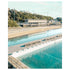 Merewether Ocean Baths aerial view - Australian coastal pool photography wall art