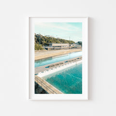 Merewether Ocean Baths Art Print