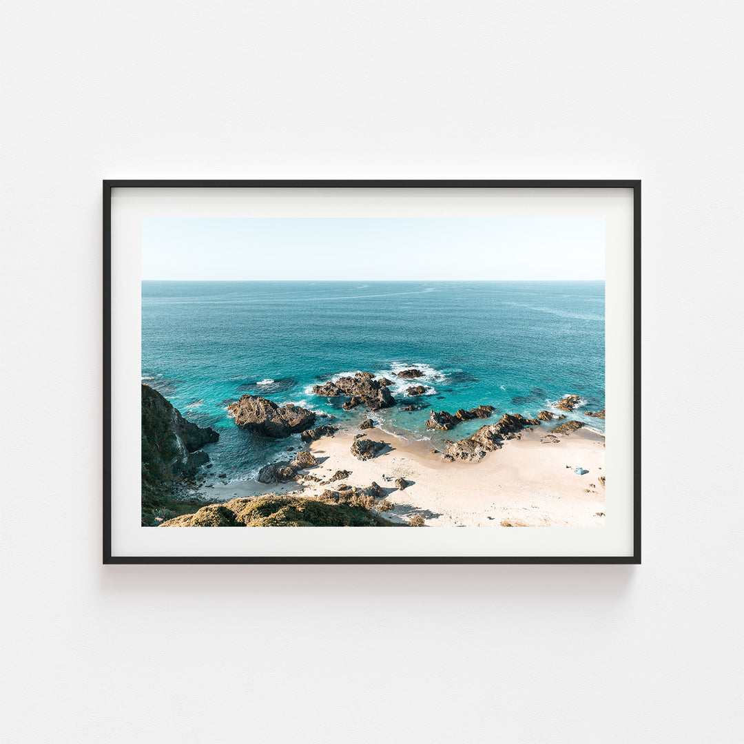 Mermaid Pass Rocks Art Print
