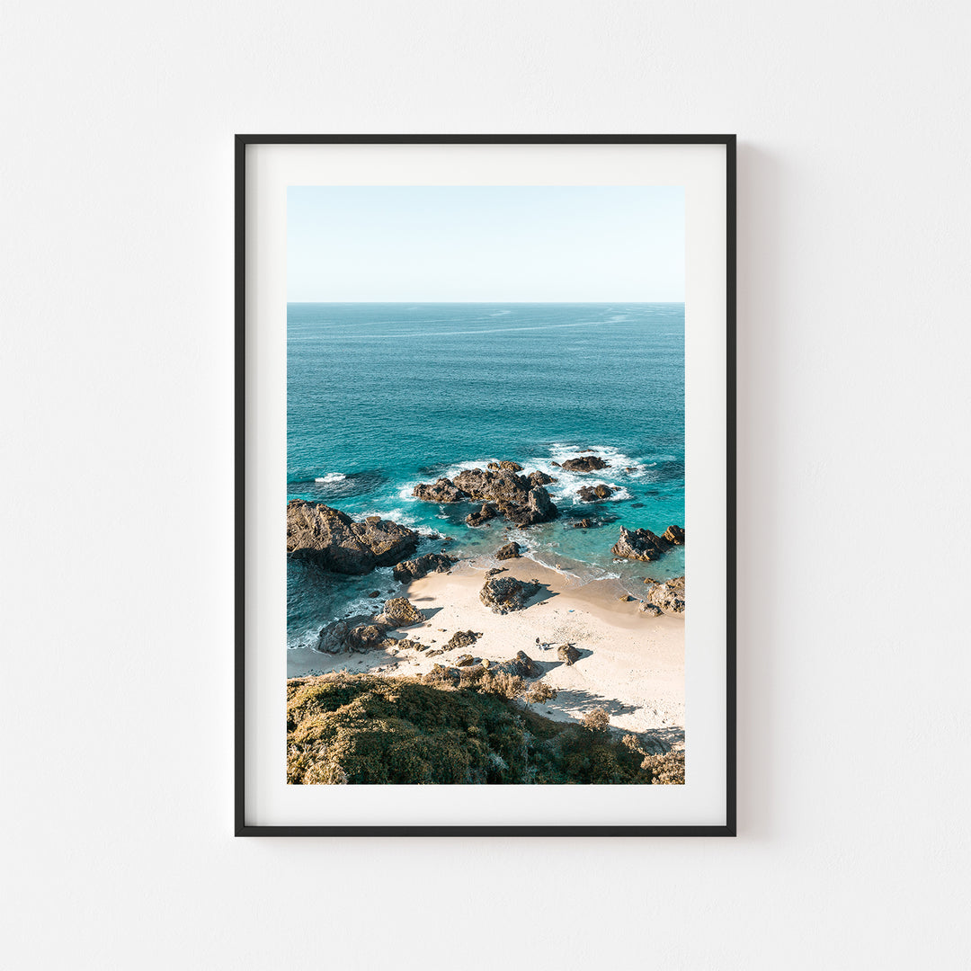 Mermaid Pass Rocks Art Print