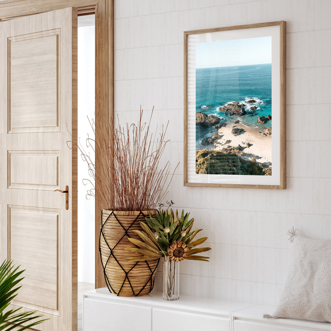 Mermaid Pass Rocks Art Print