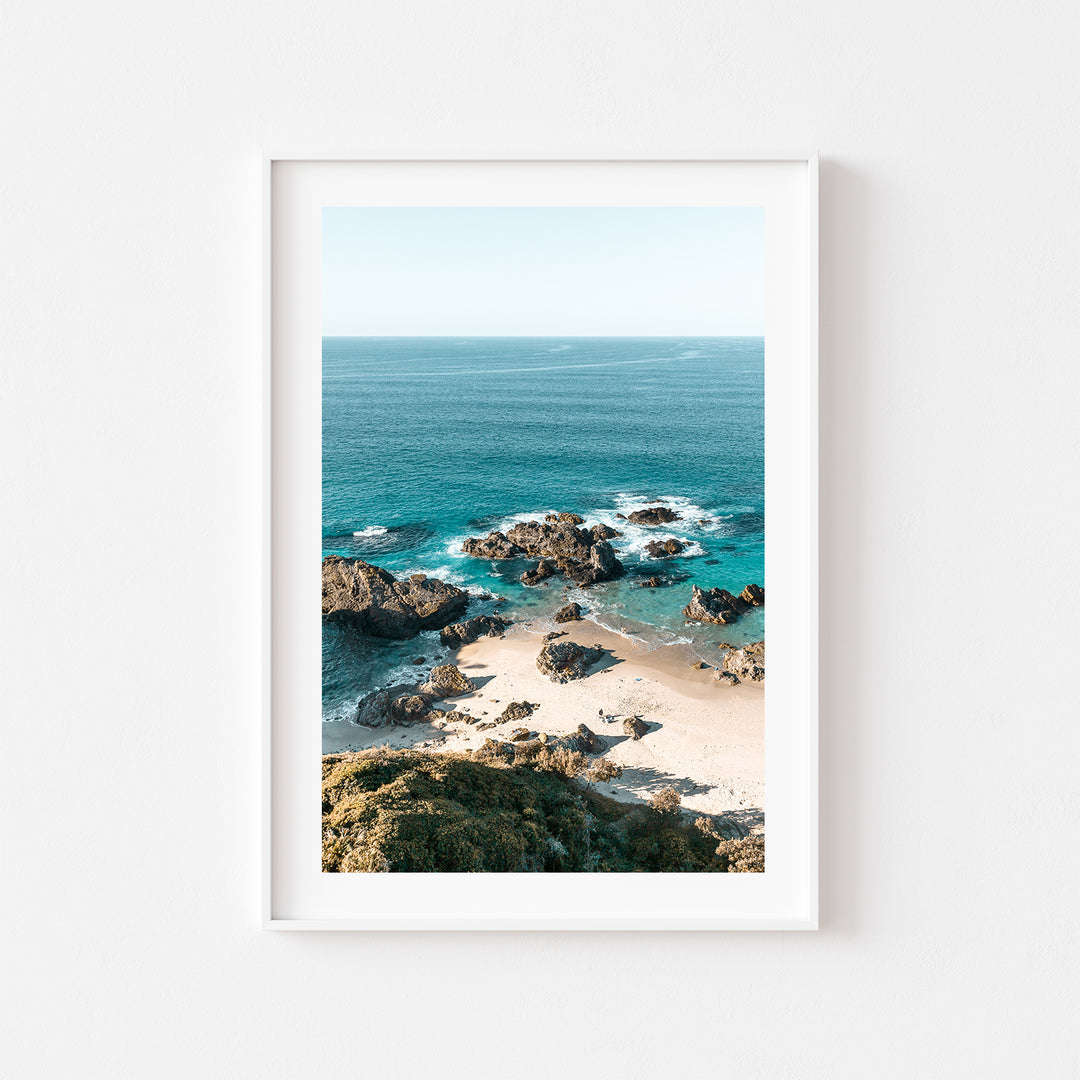 Mermaid Pass Rocks Art Print