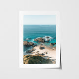 Mermaid Pass Rocks Art Print
