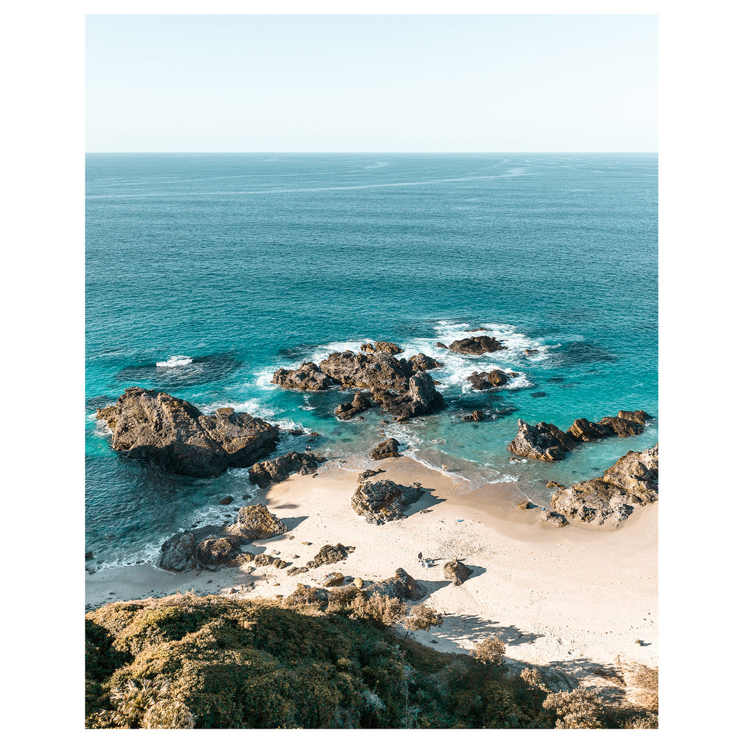 Mermaid Pass Rocks Art Print