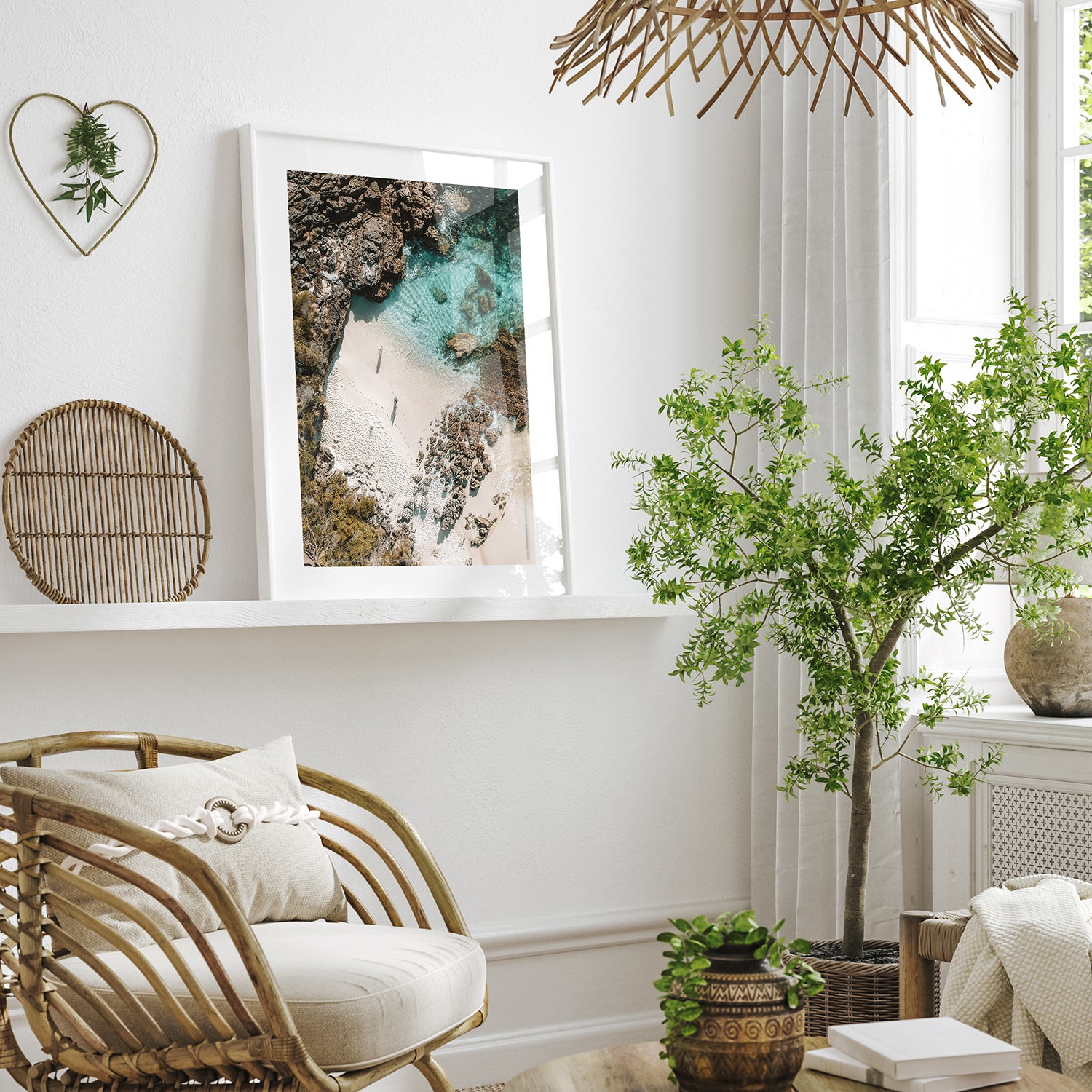 Jervis Bay paradise morning seascape - unframed coastal photography wall art