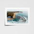 Narrabeen to Turimetta coastal seascape in white frame - Australian beach photography