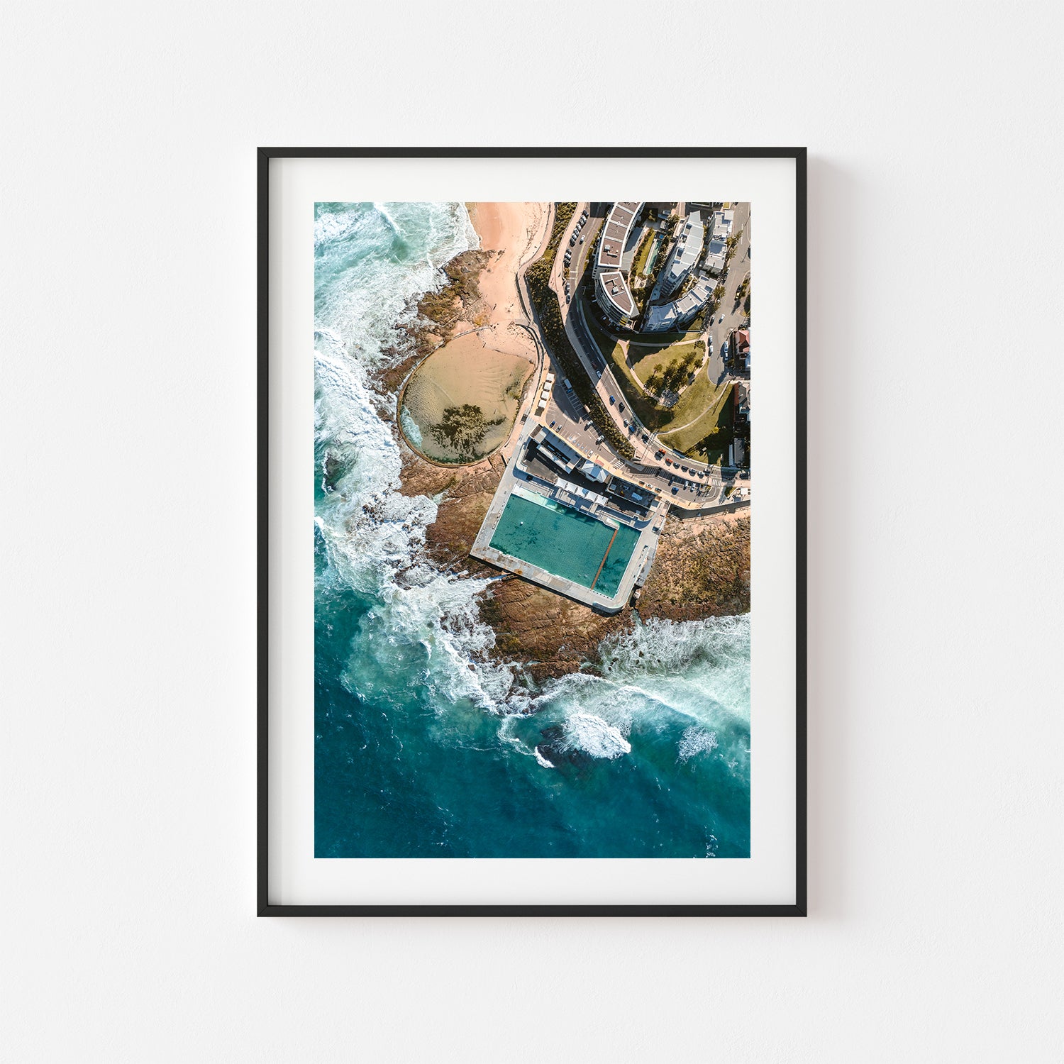 Ocean Pools of Newcastle Art Print