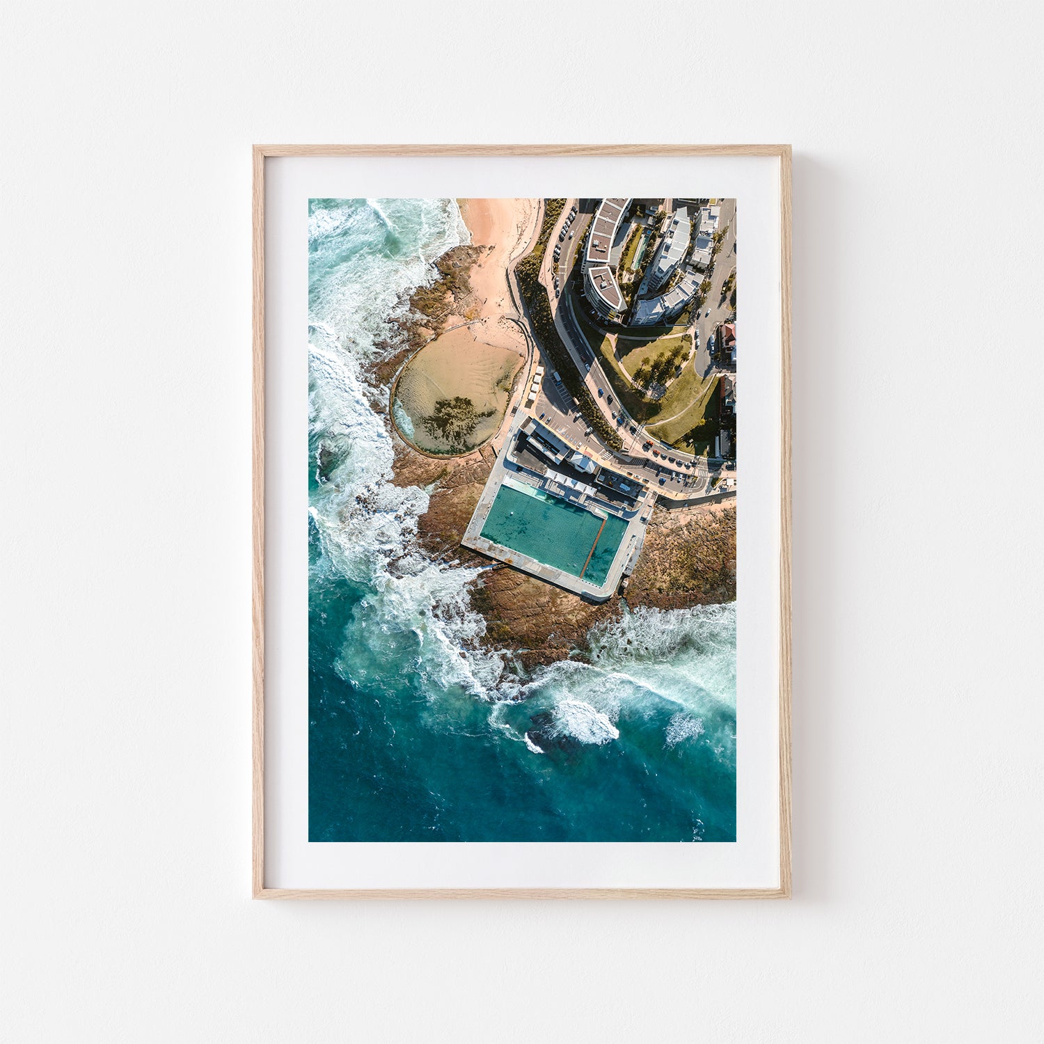 Ocean Pools of Newcastle Art Print