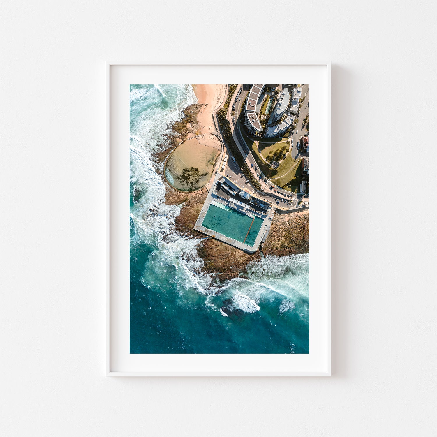 Ocean Pools of Newcastle Art Print