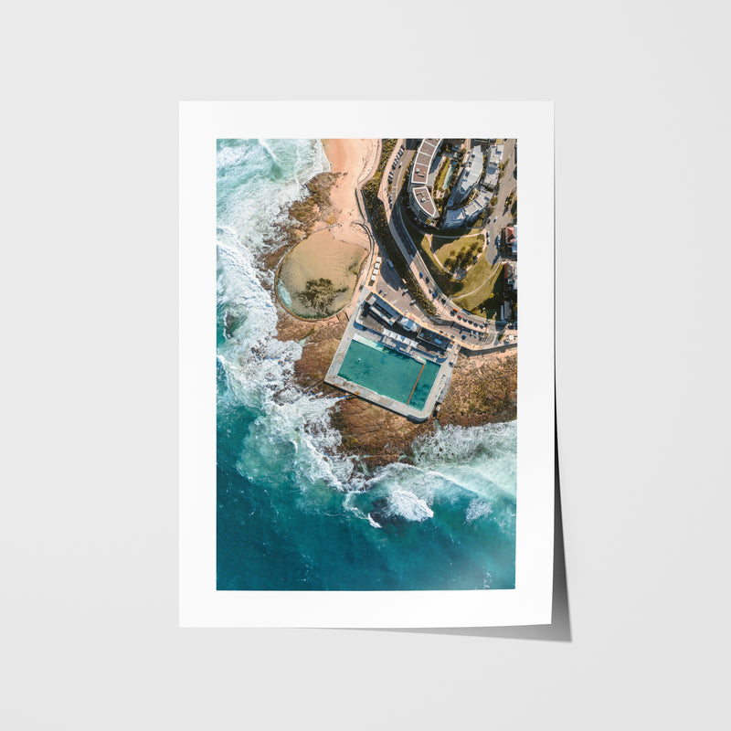 Ocean Pools of Newcastle Art Print