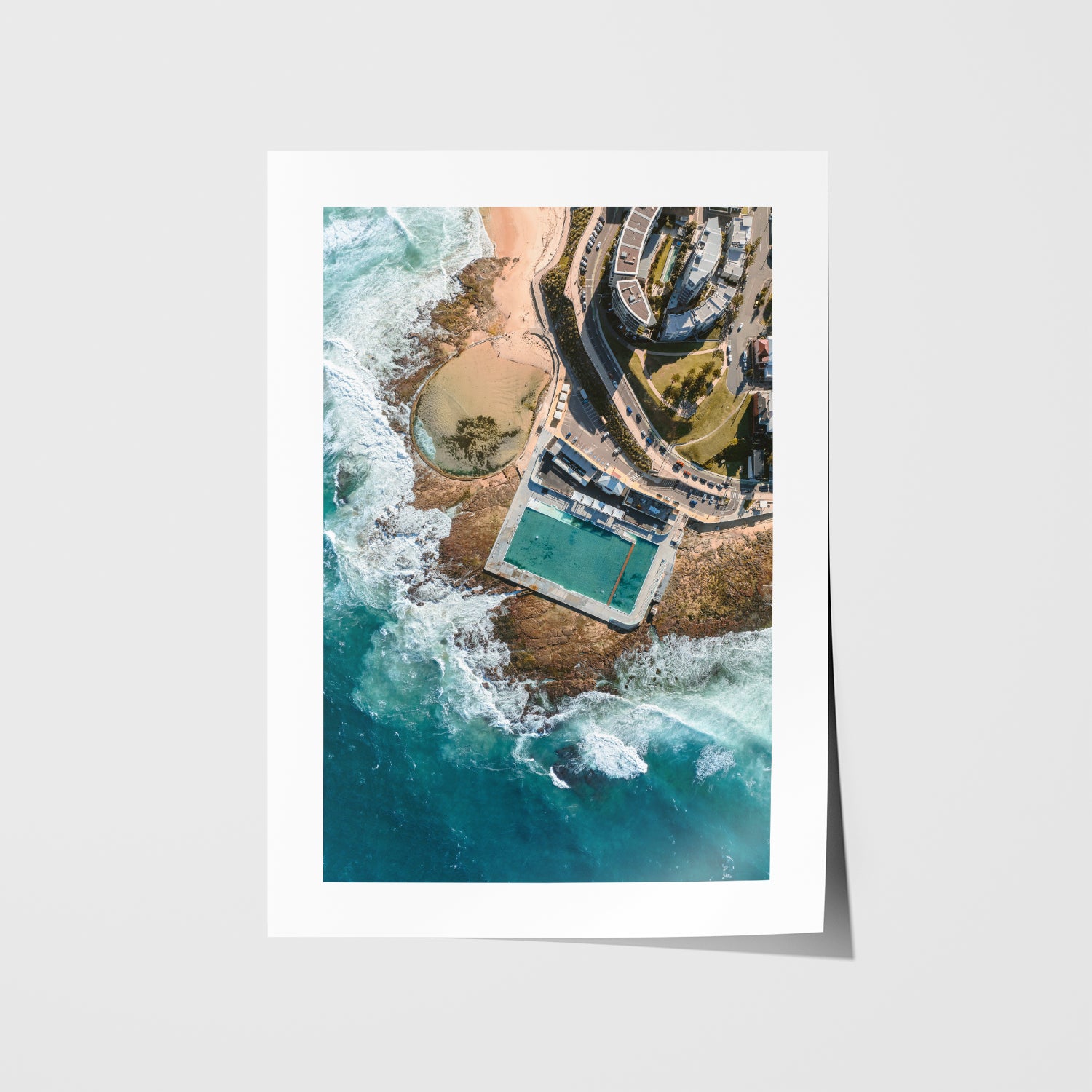 Ocean Pools of Newcastle Art Print