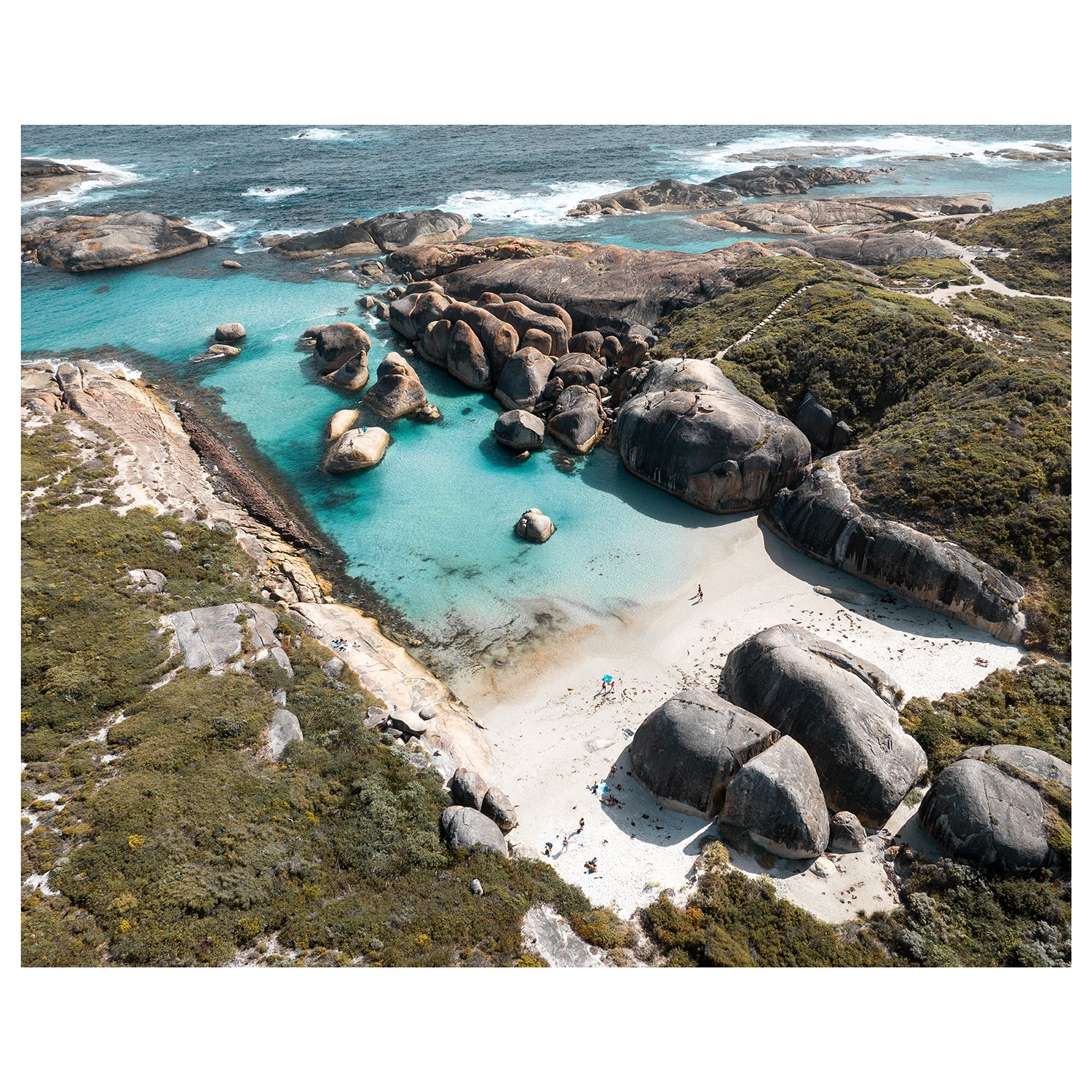 Ocean Sculptures Art Print