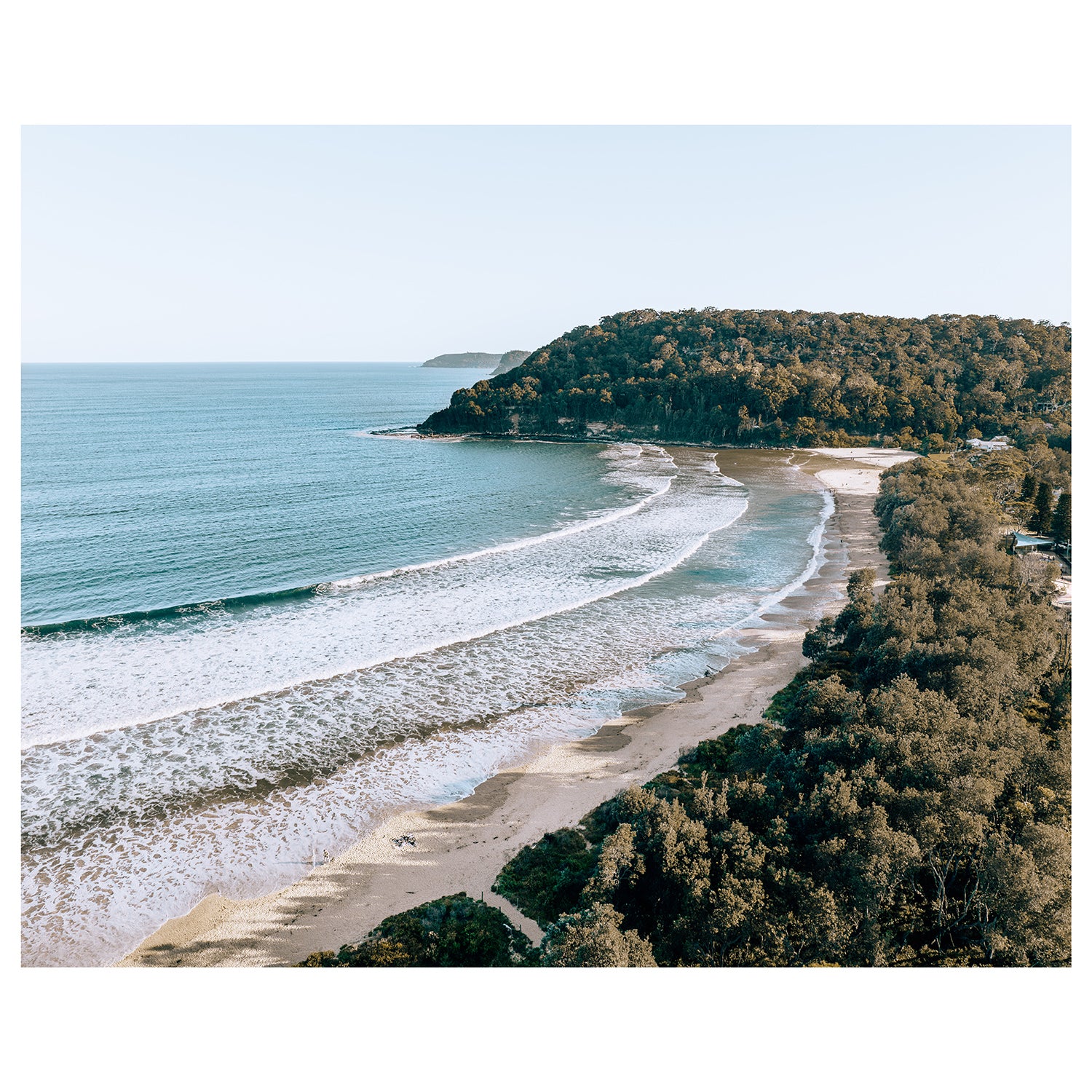 Pearl Beach scenic coastal overlook - landscape photography wall art for modern homes