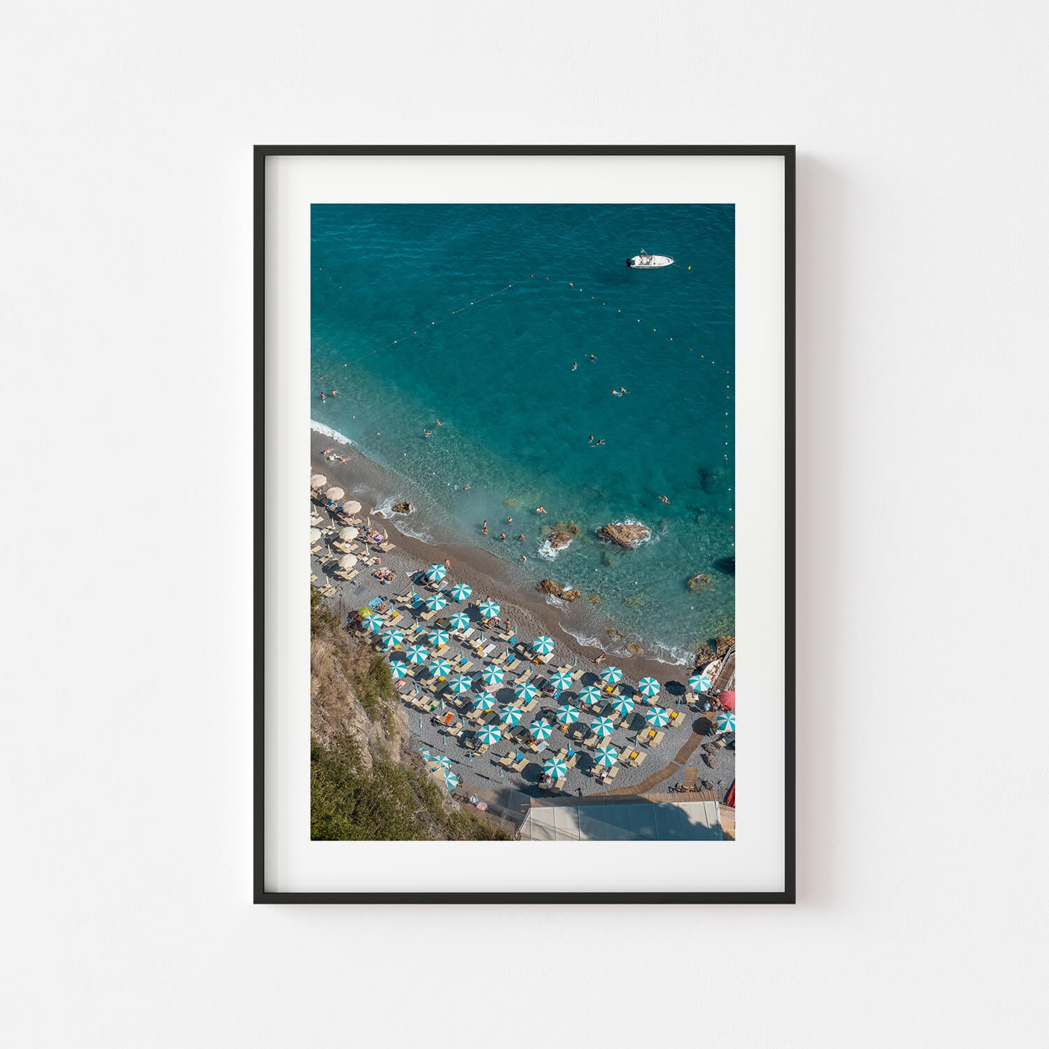 Parasols of Amalfi Art Print