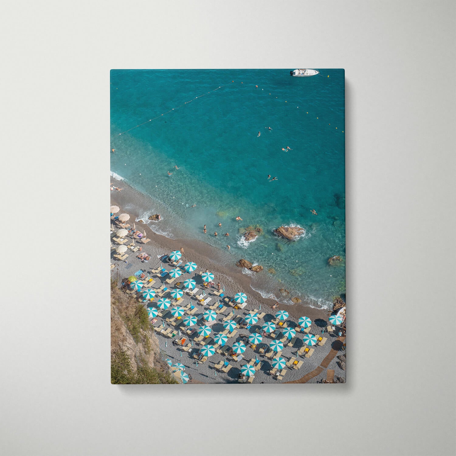 Parasols of Amalfi Art Print