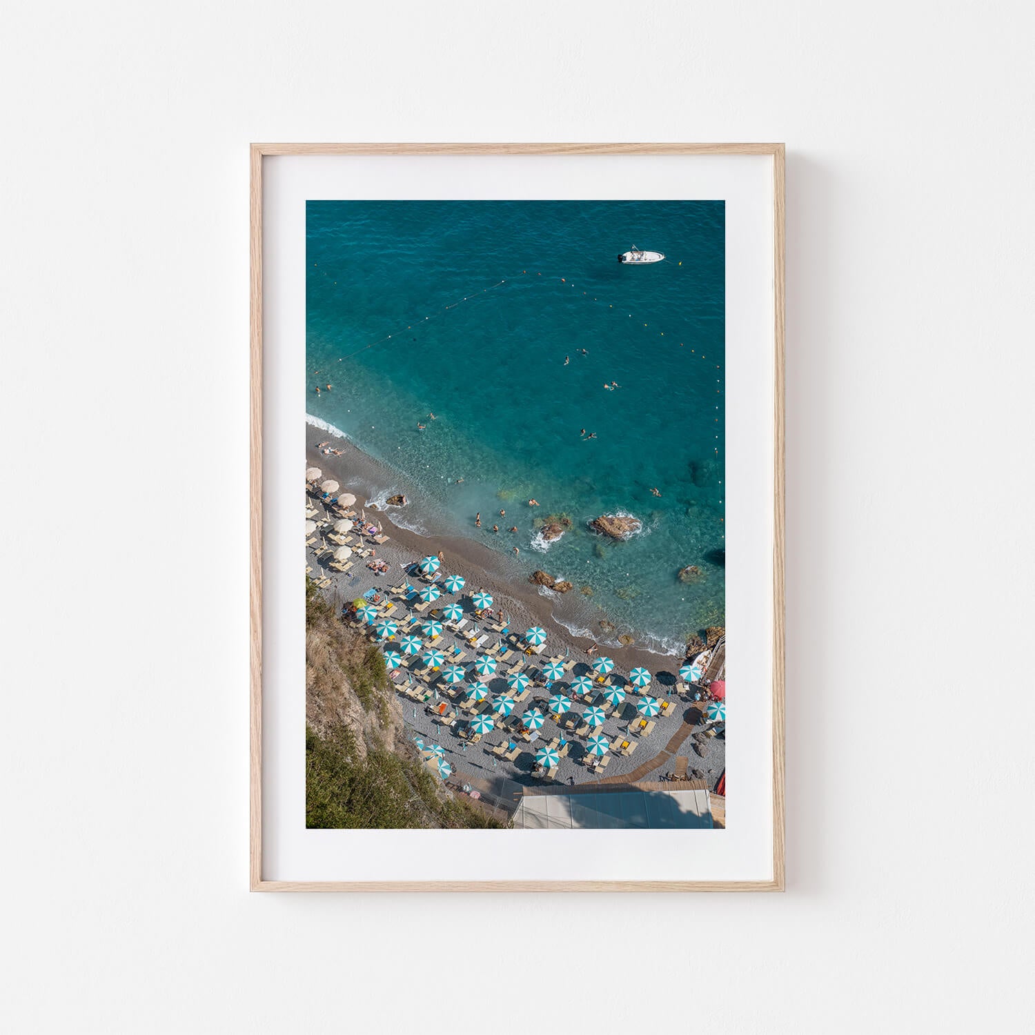 Parasols of Amalfi Art Print
