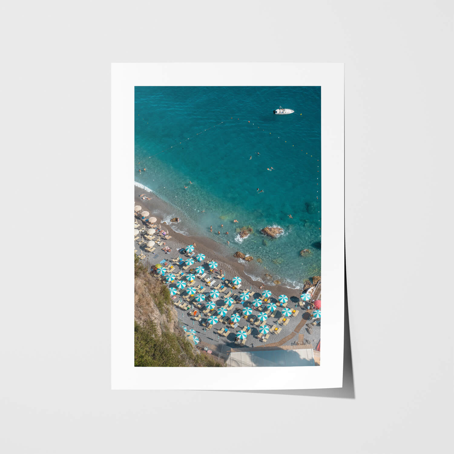 Parasols of Amalfi Art Print