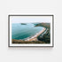 Pearl Beach tranquil coastal landscape in black frame - Australian seascape wall art